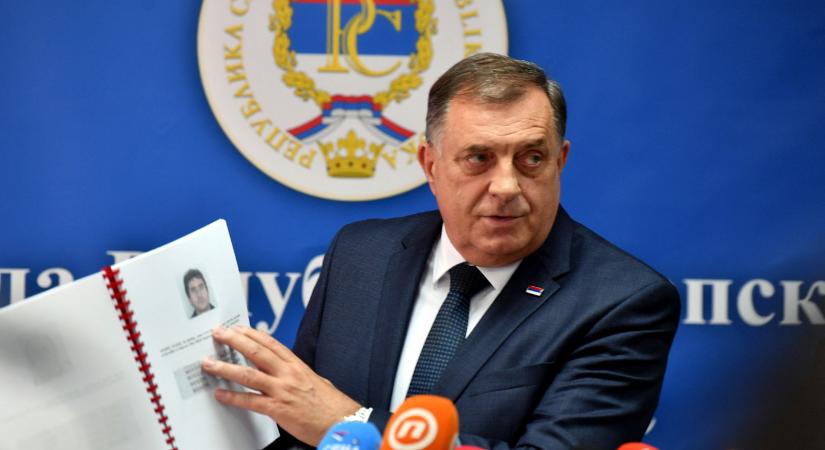 Elfogatóparancsot adott ki Milorad Dodik ellen a boszniai-hercegovinai határrendészet