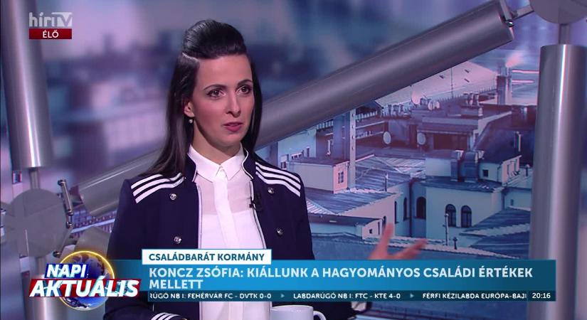 Napi aktuális - Koncz Zsófia: bemutattuk az egyedülálló magyar családpolitikát  videó