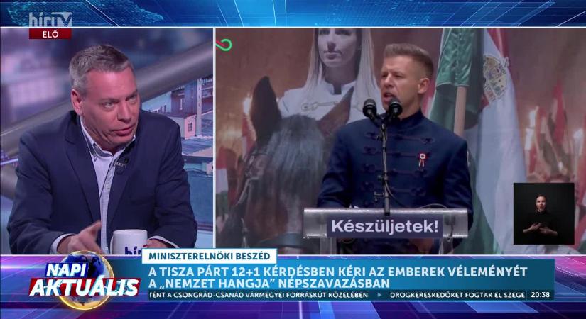 Napi aktuális - A Múzeumkertben, mondott beszédet Orbán Viktor miniszterelnök  videó