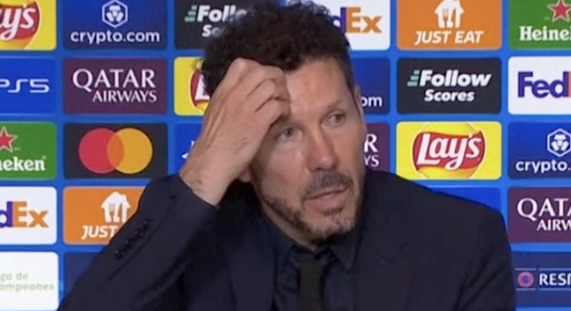 Kikaptak az FC Barcelonától, Diego Simeone odaszúrt a Real Madridnak