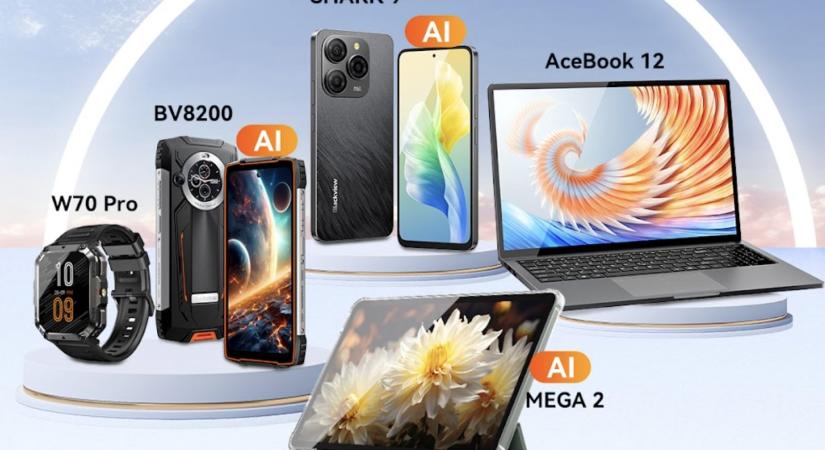 Blackview szülinapi kiárusítás: telefon, tablet, laptop és okosóra jó áron az Aliexpress oldalán