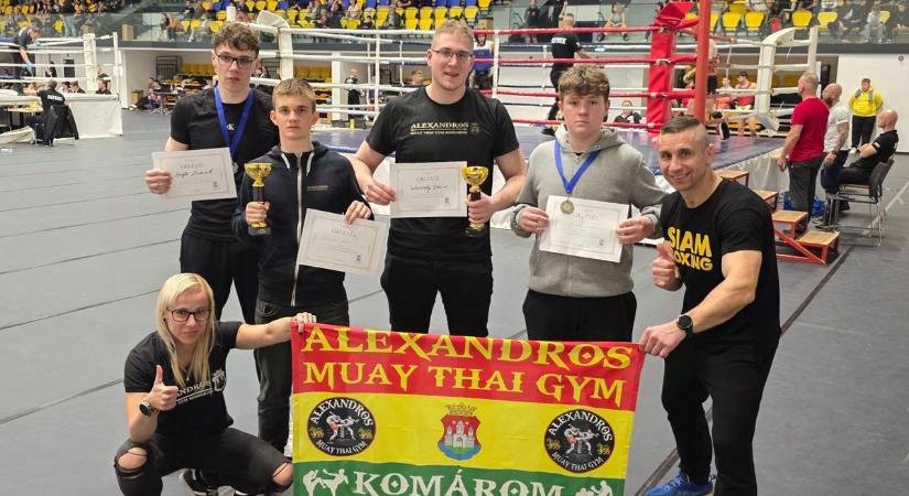 Komáromi sikerektől volt hangos a gyáli Spartan Muaythai Kupa elnevezésű verseny