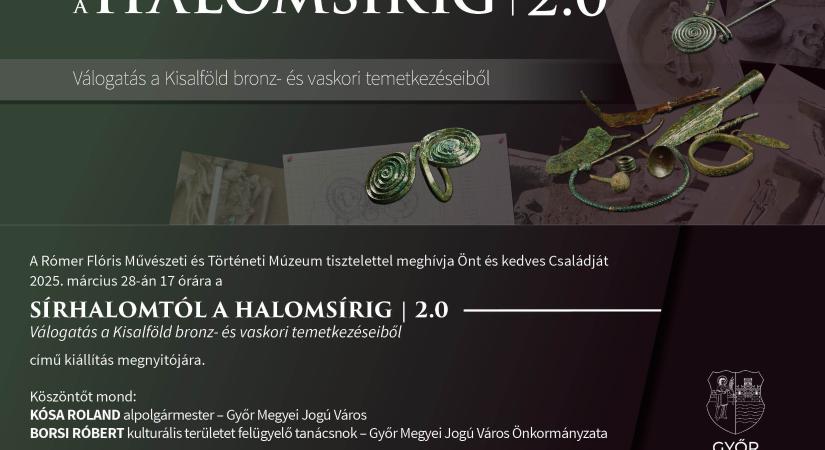 Sírhalomtól a halomsírig 2.0 – Válogatás a Kisalföld bronz- és vaskori temetkezéseiből