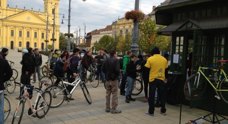 Kerékpárosbarát település címet kapott Debrecen