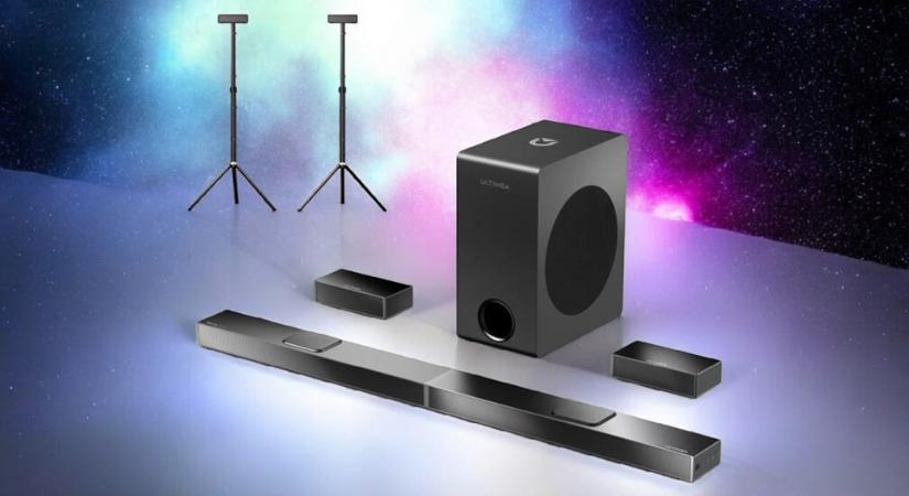 Mélyponton az 520 W-os Ultimea Nova S80 soundbar ára