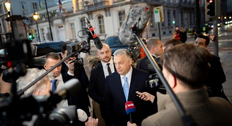 A Pride-ról és egy ma reggeli összeesküvésről is beszélt Orbán Viktor Brüsszelben