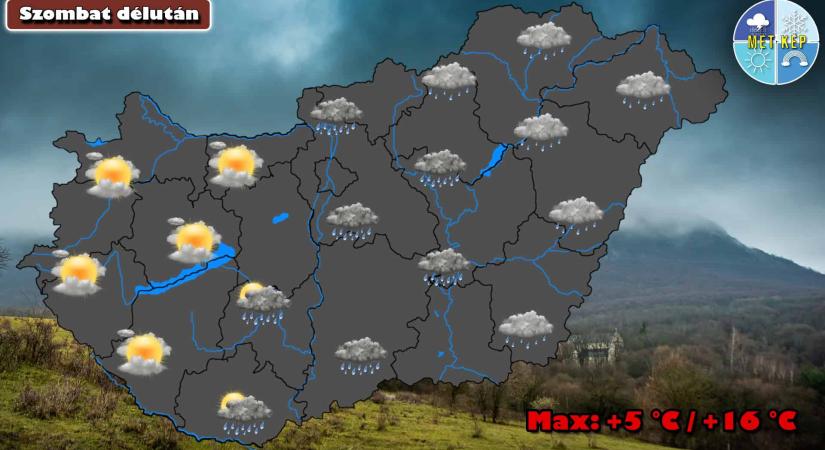 Csapadékosra fordul időjárásunk