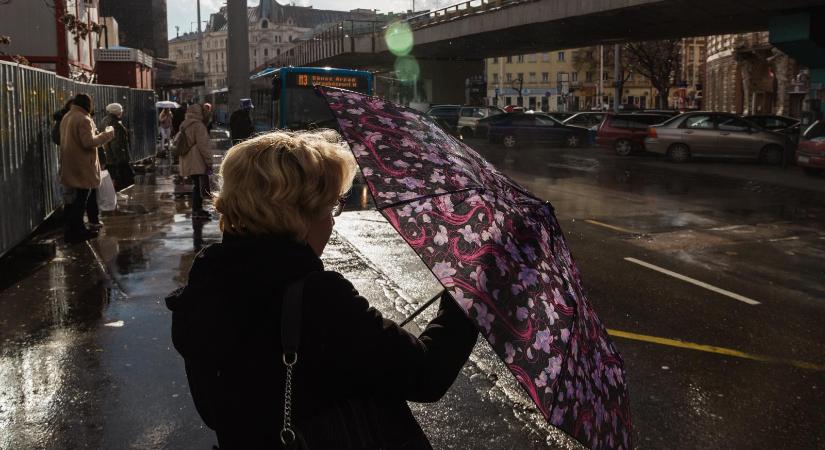 Zivatarokkal és viharos széllel indul a hét, csaknem az egész országra figyelmeztetést adtak ki