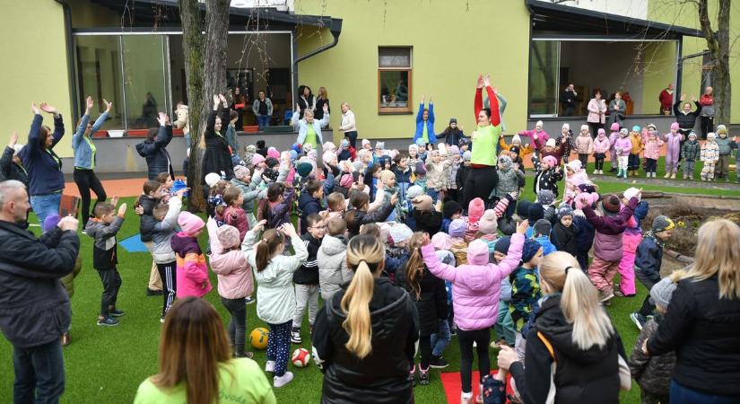 Újabb fejlesztés Debrecenben - az óvodások legnagyobb örömére