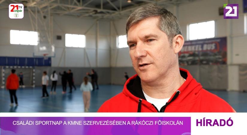 Családi sportnap a KMNE szervezésében a Rákóczi főiskolán (videó)