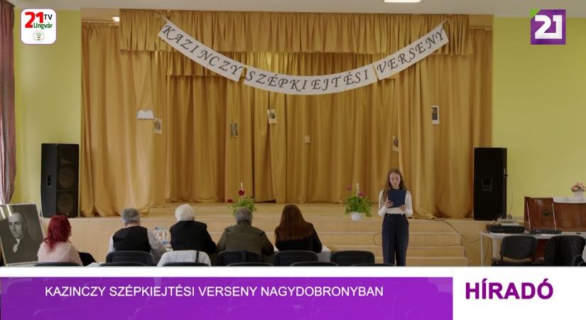Kazinczy szépkiejtési verseny Nagydobronyban (videó)