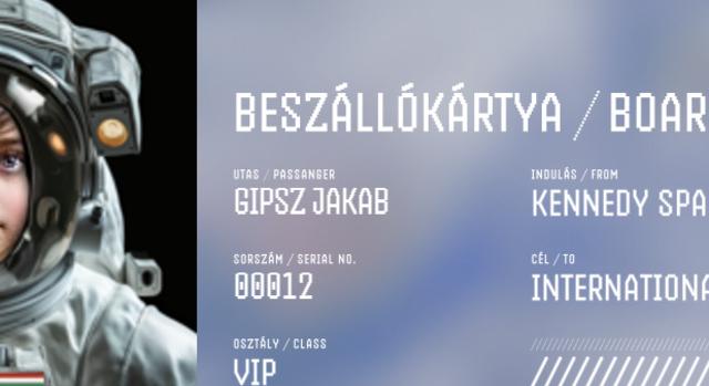 Küldd fel a neved és fotód az űrbe!