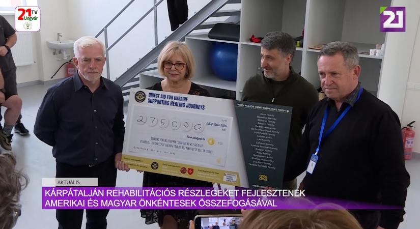 Aktuális (2025.04.04) Kárpátalján rehabilitációs részlegeket fejlesztenek amerikai és magyar önkéntesek összefogásával (videó)