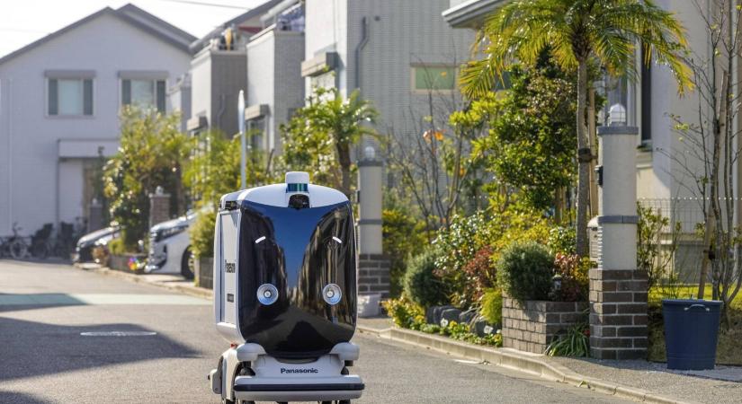 A Panasonic most a japán okosvárosban teszteli a futárrobotokat