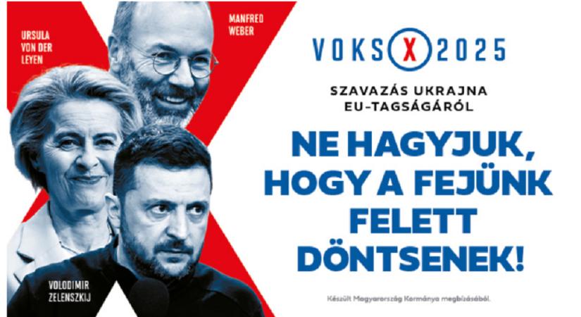 Von der Leyen, Weber és Zelenszkij a főszereplői az új kormányzati plakátkampánynak