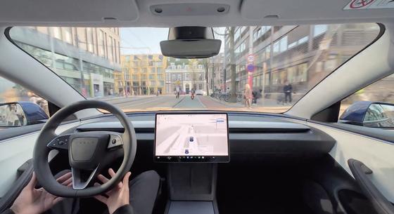 Jöhet a Tesla teljes önvezetése Európába, Amszterdamot járják a tesztautók – videó