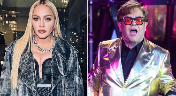 Madonna és Elton John elásták a csatabárdot, évtizedes viszályuk után végre kibékültek