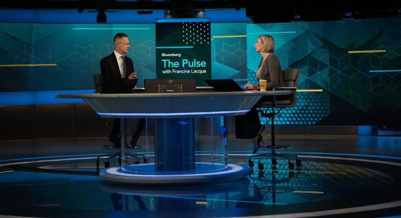 Interjút adott a Bloombergnek Szijjártó Péter