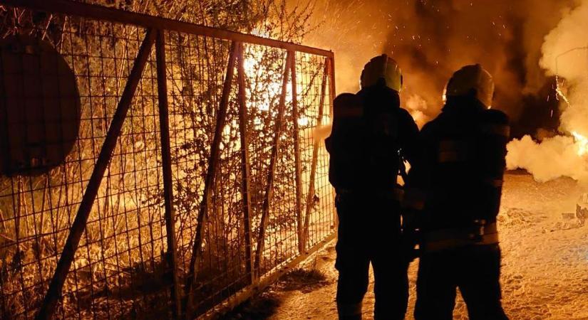 Tűz egy állattartó telepen Borsod-Abaúj-Zemplénben