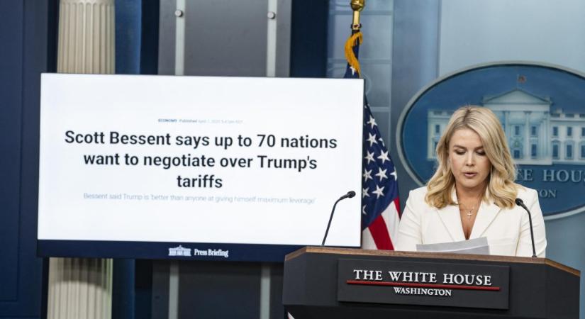 Fehér Ház: az USA különmegállapodásokra törekszik a vámtárgyalásokon, a kínai importot 100 százalék feletti teher sújtja