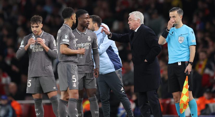 Videón Ancelotti és Belligham „vitája” – mi állhatott a háttérben?