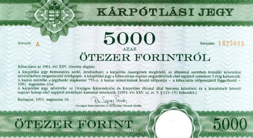 Egy szimbolikus értékpapír végnapjai