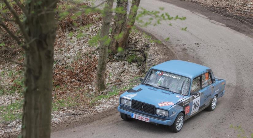 Kátyú miatt csúszott le a dobogóról a Schwalm-Feitner páros Diósgyőrben