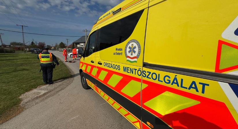 Súlyos baleset Balmazújvároson! Mentőhelikopter is érkezett a helyszínre – fotókkal