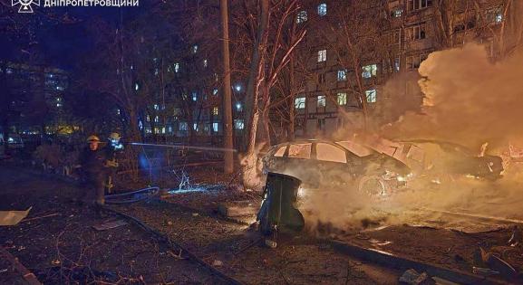 A nap képe: lakótelepre csaptak le az orosz drónok Ukrajnában