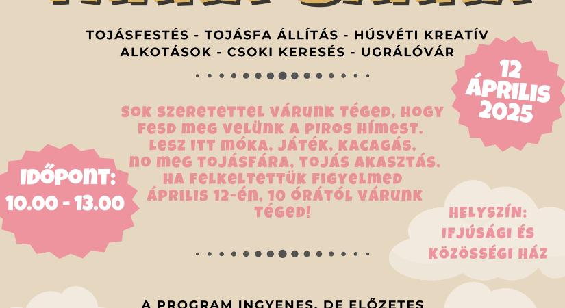 Húsvéti Tarka-Barka – Színes családi program Tiszafüreden! 