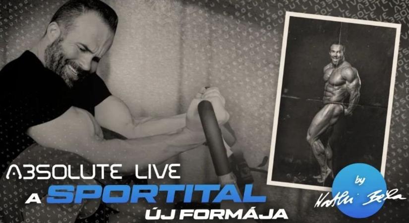 Kathi Béla az Absolute Live sportital hivatalos reklámarca