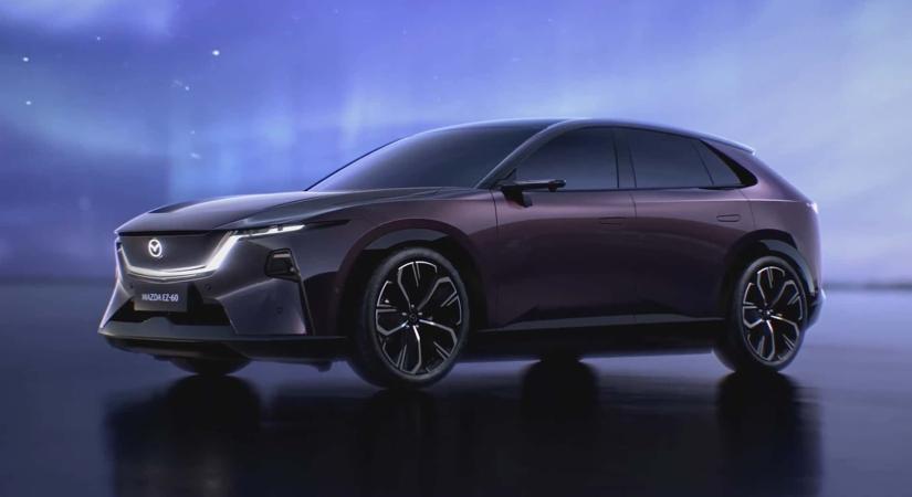 Így fog kinézni a Mazda6e testvérmodellje, a CX-6e SUV