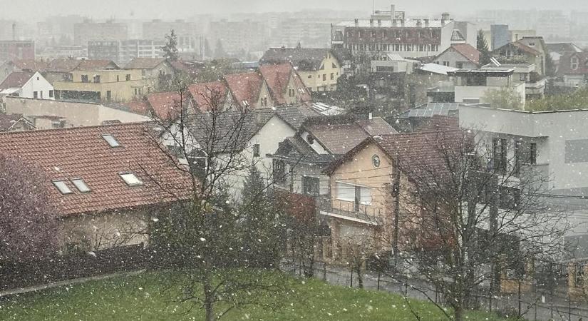 Visszatért a tél, havazásra és erős szélre figyelmeztetnek