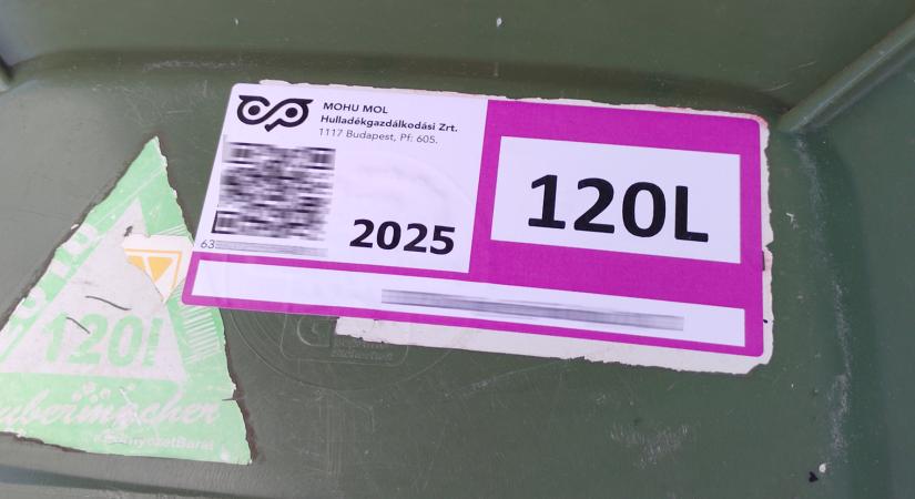 Nem kapta meg a 2025-ös matricát a hulladékgyűjtő edényre? Mutatjuk mit tegyen!
