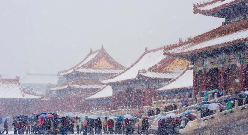 Hidegrekord dőlt meg Pekingben