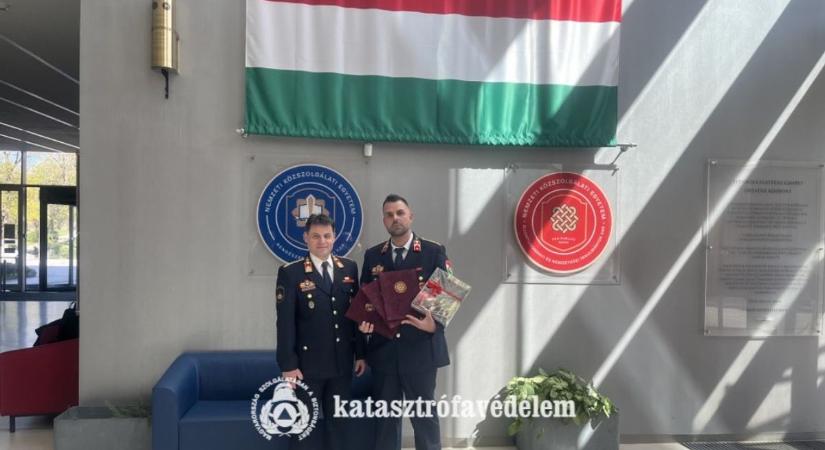 Szabolcsi siker: első helyezést ért el Gellei Tamás tűzoltó zászlós