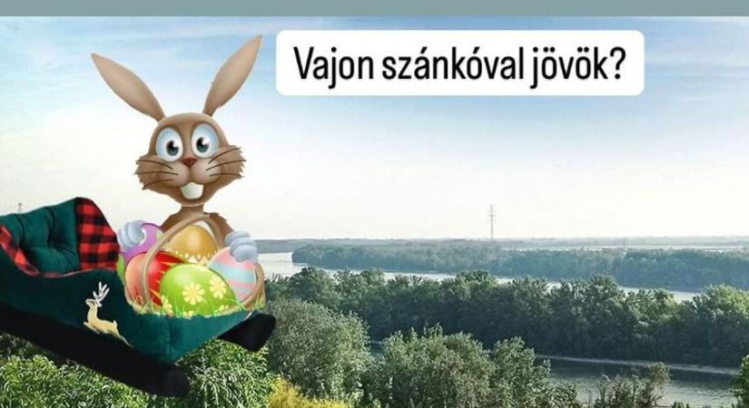 Dunaújvárosba szánkóval jöhet a húsvéti nyúl?