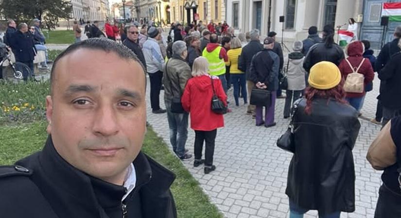 Egerben tüntet a Momentum a gyülekezési törvény szigorítása ellen