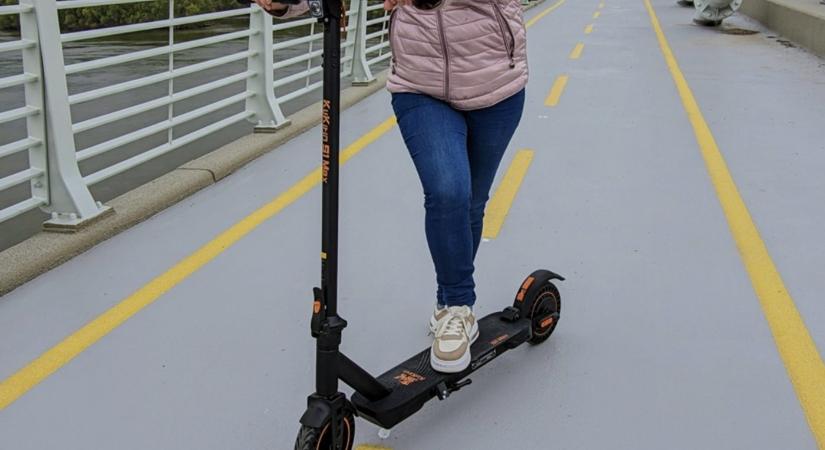 KuKirin S1 Max elektromos roller teszt – Ez a max