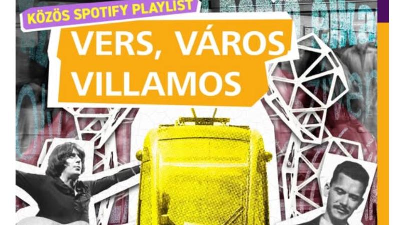 VersVillamos, közös éneklés, lejátszási lista – költészet napja a fővárosban
