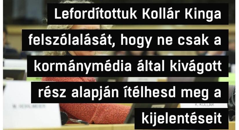 A csicskamédia igazságbeszéddé hamisítja Kollár Kinga vállalhatatlan hazaárulását