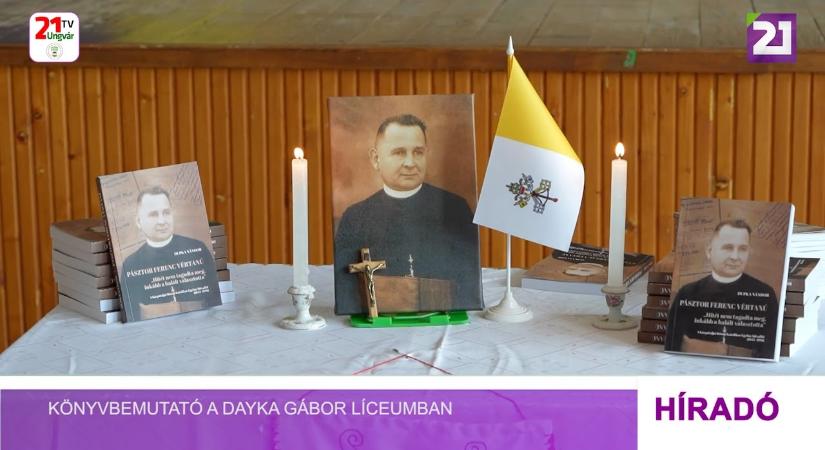 Könyvbemutató a Dayka Gábor Líceumban (videó)