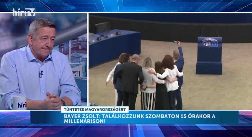 Napi aktuális - Bayer Zsolt: Találkozzunk szombaton 15 órakor a Millenárison  videó