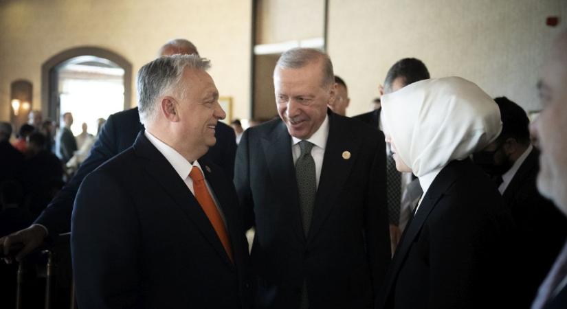 Orbán Viktor miniszterelnök Recep Tayyip Erdogan török elnökkel folytatott kétoldalú tárgyalást