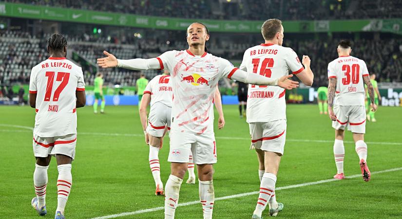 Bundesliga: a Wolfsburg otthonában tudott győzelmet aratni a RB Leipzig – videóval