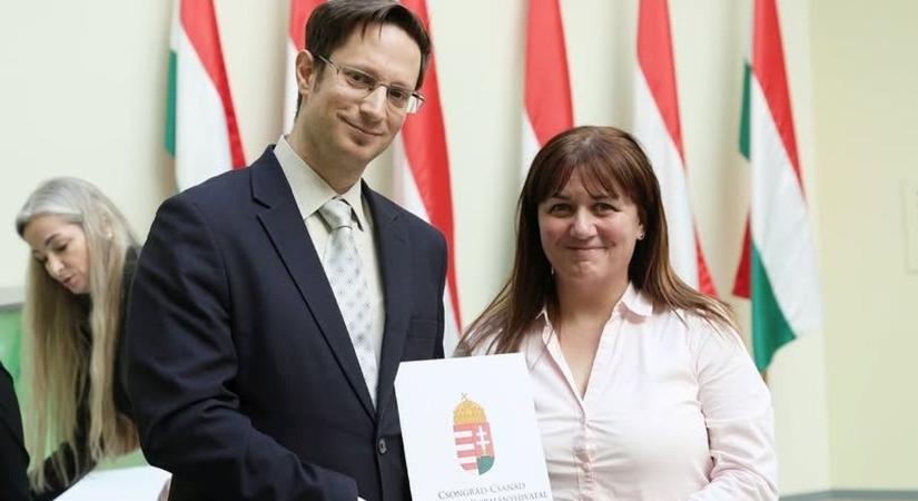 Főispáni dicséretet kapott Gombos Katalin