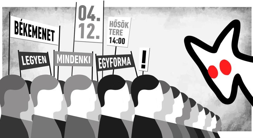 Nézze itt élőben a Magyar Kétfarkú Kutya Párt békemenetét