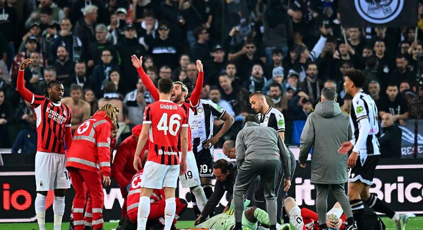 Fejsérülés miatt kórházba került az AC Milan kapusa