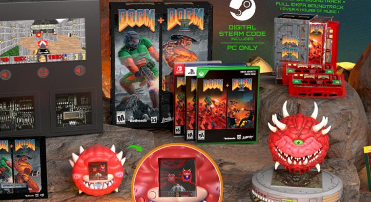 A tökéletes DOOM gyűjtői kiadás olyan dobozban jön, amin fut a DOOM