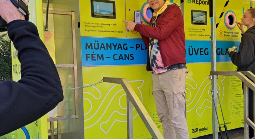 A MOHU új, fesztivál automatáját mutatta be Tilla a Vivicittá futóversenyen